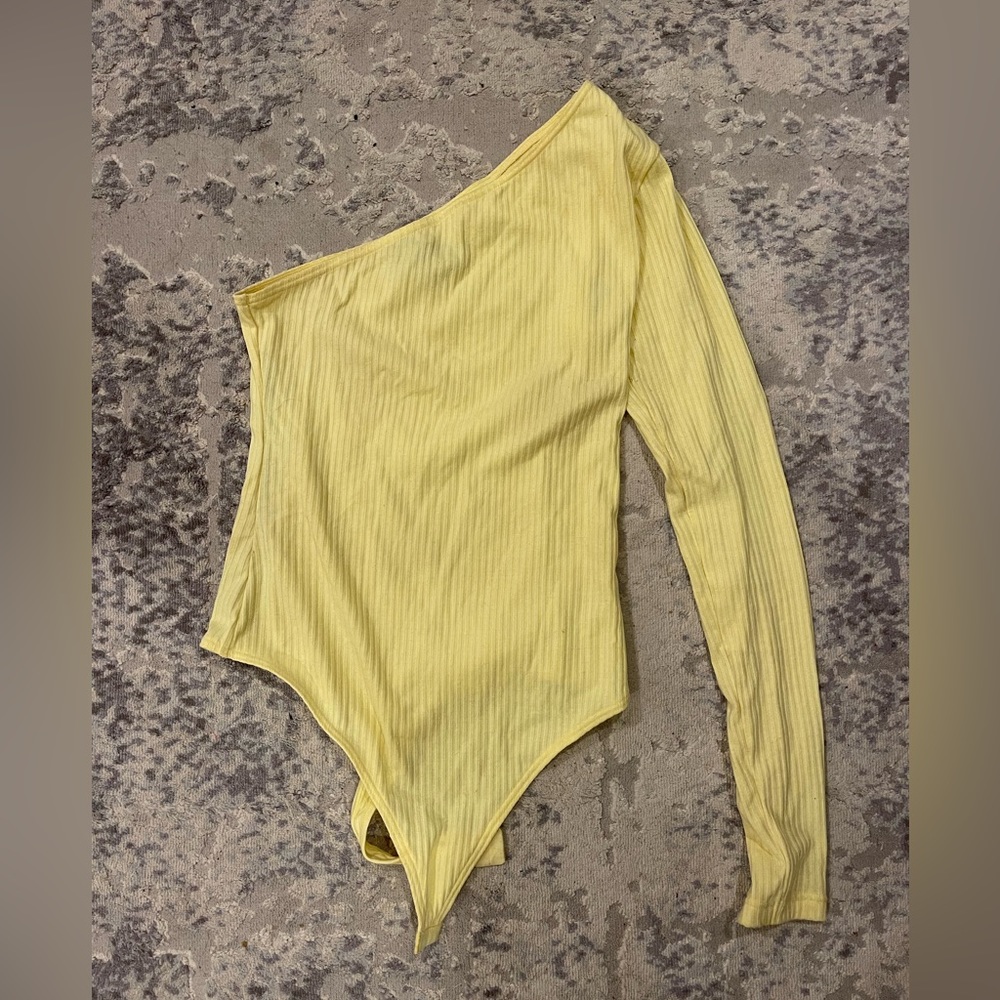 OW Intimates yellow bodysuit!